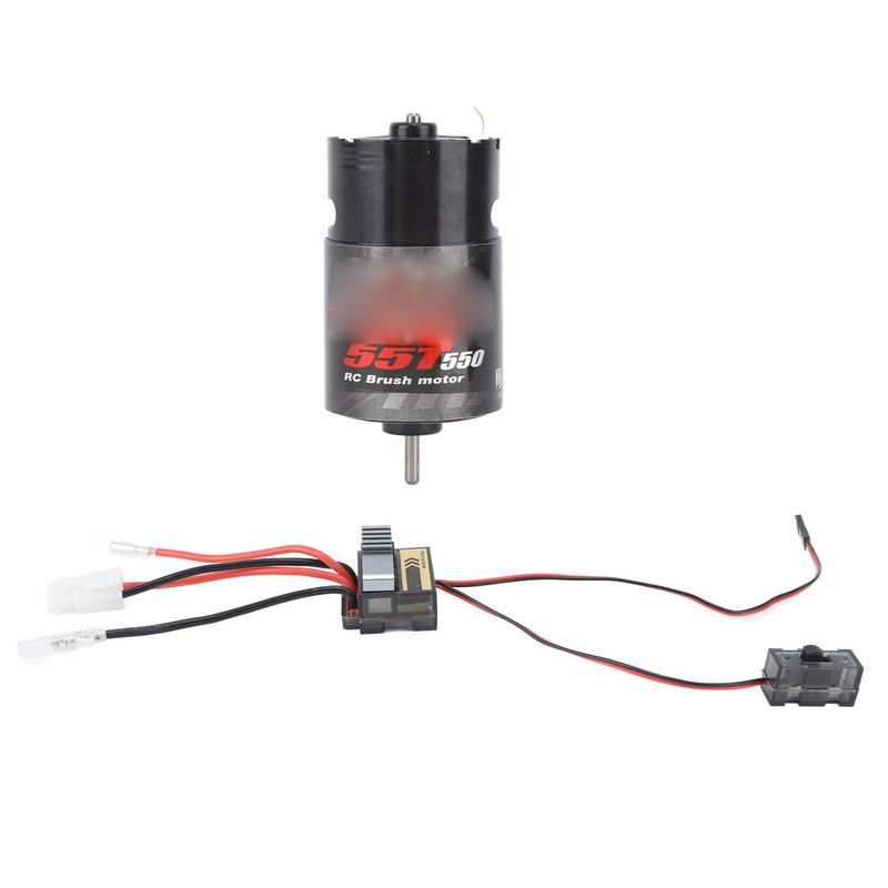 RC Crawler Car Motor ESC Set 550 55T Brushed Motor
