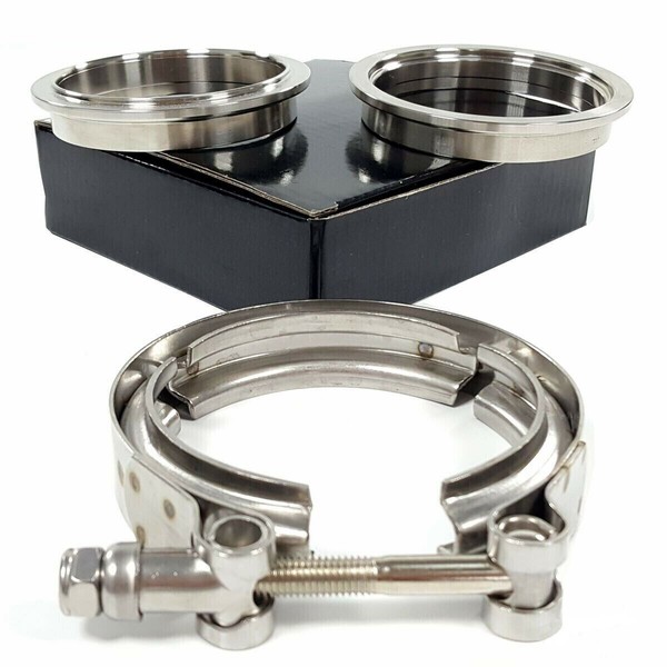 1st-racing 3 in V band Clamp Kit 3" Male/Female Flange