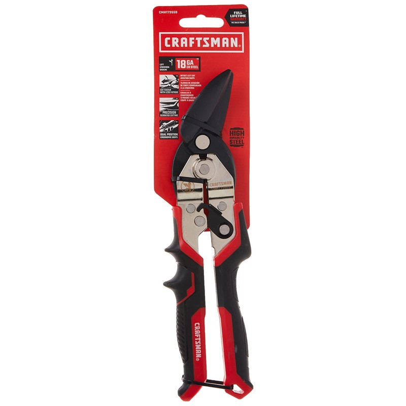 CRAFTSMAN Aviation Snips, Offset Left (CMHT73559)