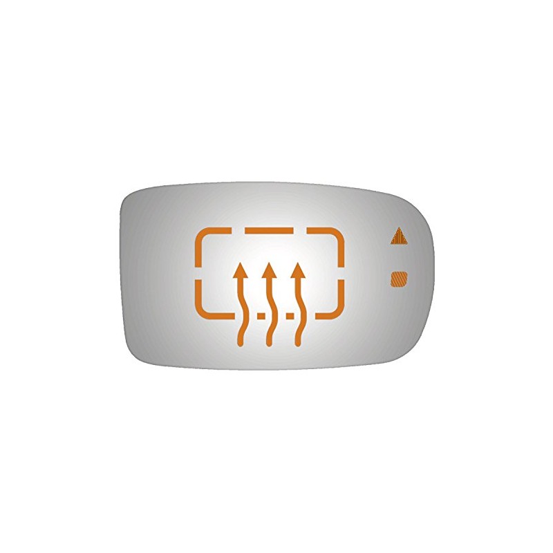 Burco 5465HBC Side View Mirror Heated W/Blind Spot Cross Path