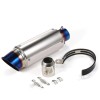 Unbranded/Generic 38-51mm Universal Motorcycle Exhaust Tail Refit Exhaust Muffler Fit