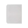 Risch Heavy-Duty 3-Hole Punched Clear Vinyl Page Protectors, Plastic Sleeves
