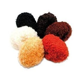 witte Engel Doll Hair Mohair Mahogany 50 g, 64% Mohair, 27% Wool, 9% Polyamide