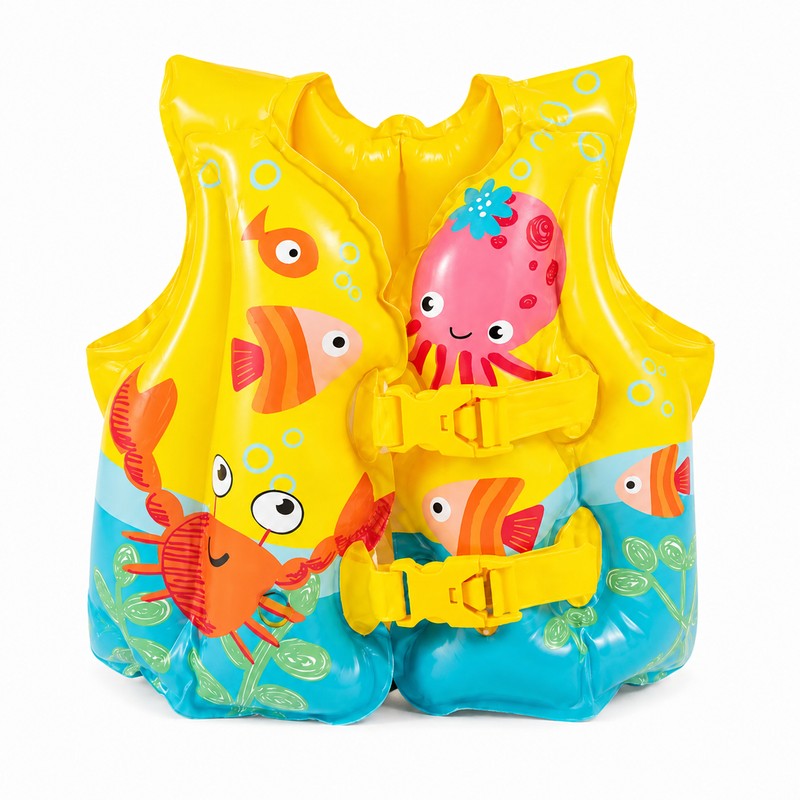 Inflatable Swim Training Vest for Kids – Lightweight PVC Buoyancy