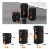 Cwatcun Camera Lens Case, Hard Case Shockproof DSLR Camera Lens