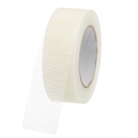 PATIKIL Drywall Repair Mesh Tape, 1.8 Inch x 98 ft Fiberglass Repair Patch Self-Adhesive Dry Wall Joint Tape 13 Mesh Wall Hole Crack and Seam Patch, White