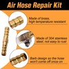 SPEEDWOX 18pcs Barb Splicer Mender Hose Connector Brass Barb Splicer