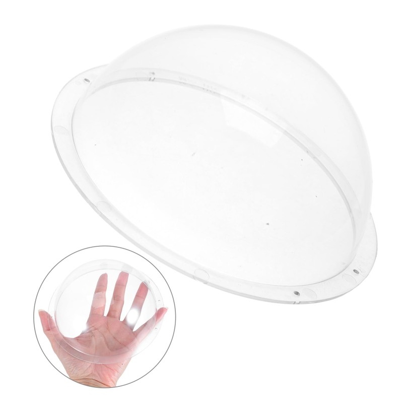 Operitacx Acrylic Clear Camera Dome Cover Transparent Security Cctv Housing