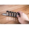 STEELMAN 95679 6-Piece 3/8-Inch Drive Steel Socket Rail