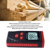 Wood Moisture Meter High Accuracy Non Destructive Backlit Display Wood