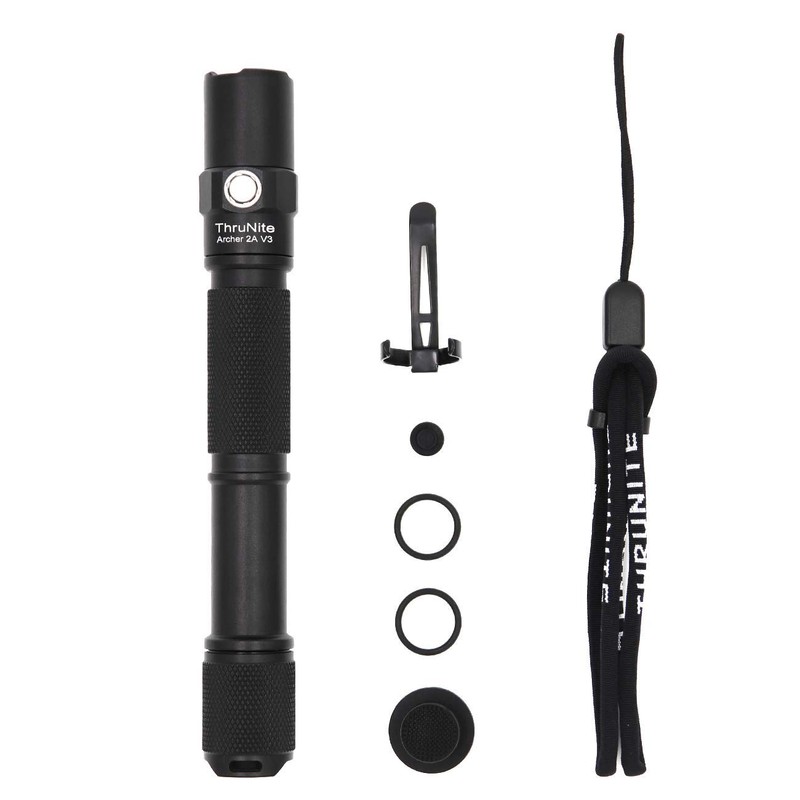 ThruNite Archer 2A V3 500 Lumens Flashlight Handheld Flashlight, CREE