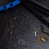 Dr.Fish 50 Pack Fishing Micro Swivels Fly Fishing Swivels Rolling