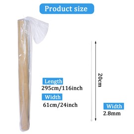 Jumbo Rug Storage Bags - Large Clear Plastic Bags with Nylon Cable Zip Ties for Indoor/Outdoor Carpet Moving or Storage (2 Pieces, Fit 8 x 10 Feet)
