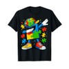 Dabbing Puzzle Autism Awareness T-Shirt