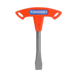 HARFINGTON T Handle Flat Head Screwdriver 10mm T Handle Slotted Screwdriver with Plastic Handle for Slotted Screw Quick Release Plate Camera Tripod Monopod, Red