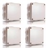 Pack 4 Cajas Estancas Ip55 Para Exterior Cctv Ens-pcb1010