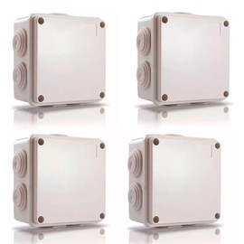 Pack 4 Cajas Estancas Ip55 Para Exterior Cctv Ens-pcb1010