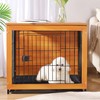 HOMBYS Chew Proof Dog Crate Pad for Small Medium &