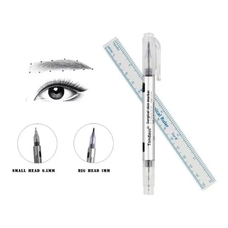 Tondaus Plumón Marcador Quirúrgico Para Piel Microblading