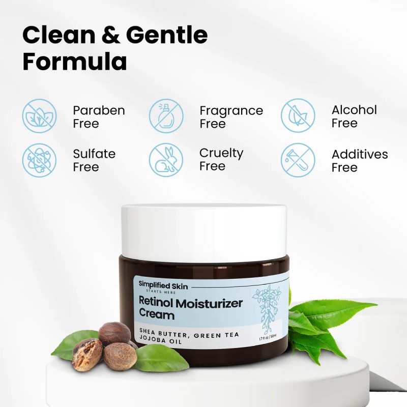 Crema Hidratante De Retinol 2.5% Rostro Y Ojos 50 Ml