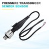 sourcing map Pressure Transducer Sender Sensor with Connector, G1/4" 200