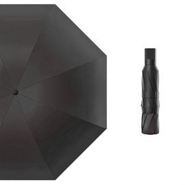 Gadgetking MINI FOLDING UMBRELLA BLACK COMPACT LIGHTWEIGHT TRAVEL POCKET HANDBAG FOLDING FOR LADIES MEN WOMENS GENTS CHILDREN PORTABLE FOLDING SIZE TRAVEL WOMENS (2 x Black Mini)