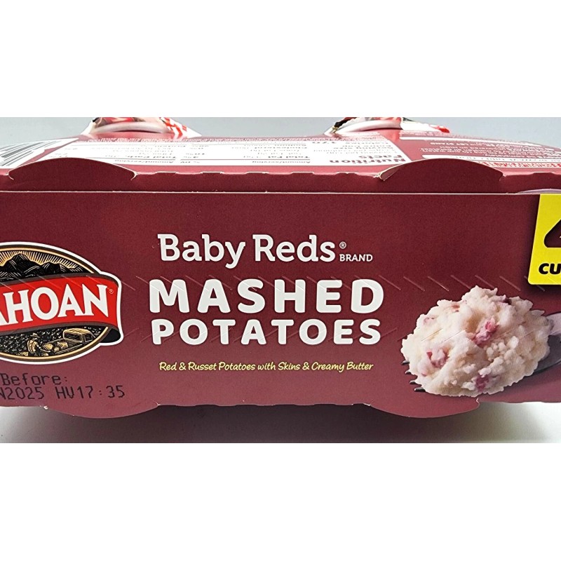 Idahoan Baby Reds Instant Mashed Potatoes Single Serve 2 Bx