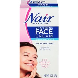 Nair Hair Remover Crema Facial De 2 Onzas (59 Ml) (3 Pack)