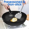 Souped Up Recipes 12.5 Inch Carbon Steel Wok For Electric,