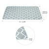 QWORK® 5-Layer Dampfbügeleisen Bügelmatte, 100x65cm Weiche Bügelunterlage für Tisch, rutschfest,