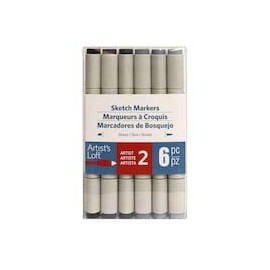 Gray Sketch Markers by Artist's Loft