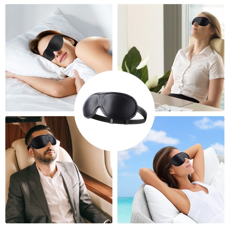 SLIJAR 3D Eye Mask Comfortable and Lightweight Sleep Mask for
