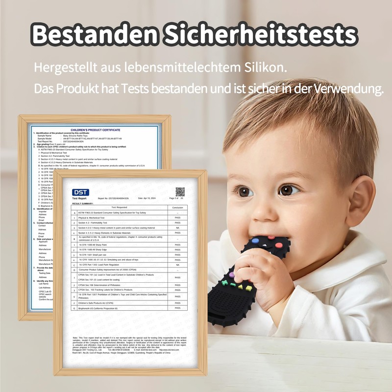 Remote Control Baby Toy 0-6 Months (Black Remote Control)