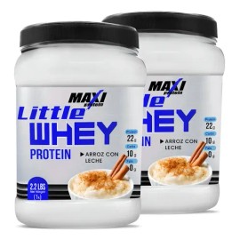 Suplemento Polvo Proteína Maxi L 1kg Pack 2 Pzs Arrozleche Sabor Arroz Con Leche                                                                      