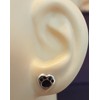 Love Heart Paw Earrings - Sterling Silver