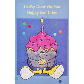To My Dear Godson - Happy Birthday Greeting Card - "Enjoy Every Moment"