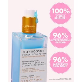 Truly- Tratamiento corporal con poción para cicatrices, tratamiento de pigmentos Beauty Jelly Booster, de rápida absorción para cicatrices de acné en 