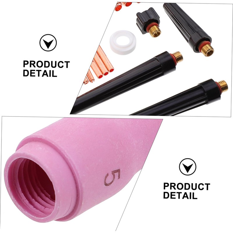 SHINEOFI 1 Set Welding Torch Accessories for Includes Ceramic Nozzles