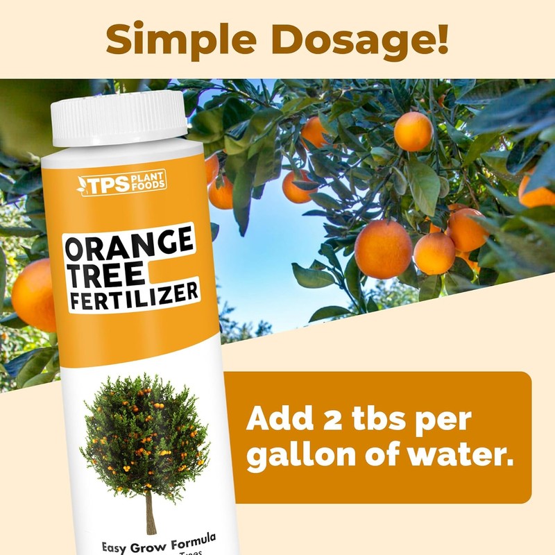 Orange Tree Fertilizer – Liquid Plant Food for More Fruit,