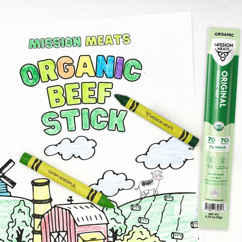 Mission Meats USDA Certified Organic Beef Sticks – Healthy Organic