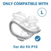 2 Pack Replacement Pads (L) Compatible with Airfit P10, Consistent