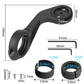 Handlebar Bicycle Mount for Garmin Edge 530 540 520 510 500 200 130 25 20 840 830 820 810 800 1000 1030 1040 Plus Explore 2 XOSS G/G+ iGPSPORT GPS Bicycle Computer MTB Bicycle Re