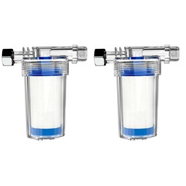 Purificador De Boquilla De Ducha Con Elementos De Filtro Purificador De Agua Práctico Para Baño Filtración Física Rápida Repuesto Cada 3-6 Meses Paque