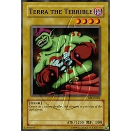 Yu-Gi-Oh! - Terra the Terrible LOB-80 Unlimited Edition - 2002 Legend of Blue Eyes White Dragon