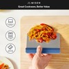 Misen Stainless Steel Bench Scraper - Versatile Food Scraper with