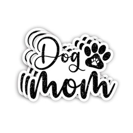 (3Pcs) Dog Mom Sticker Funny Sarcastic Quotes Dog Mom Pet Cute Paw Lovers Vinyl Decal for Tumbler Laptop Kindle Water Bottles Books Phone - Size 3x2.4 Inch