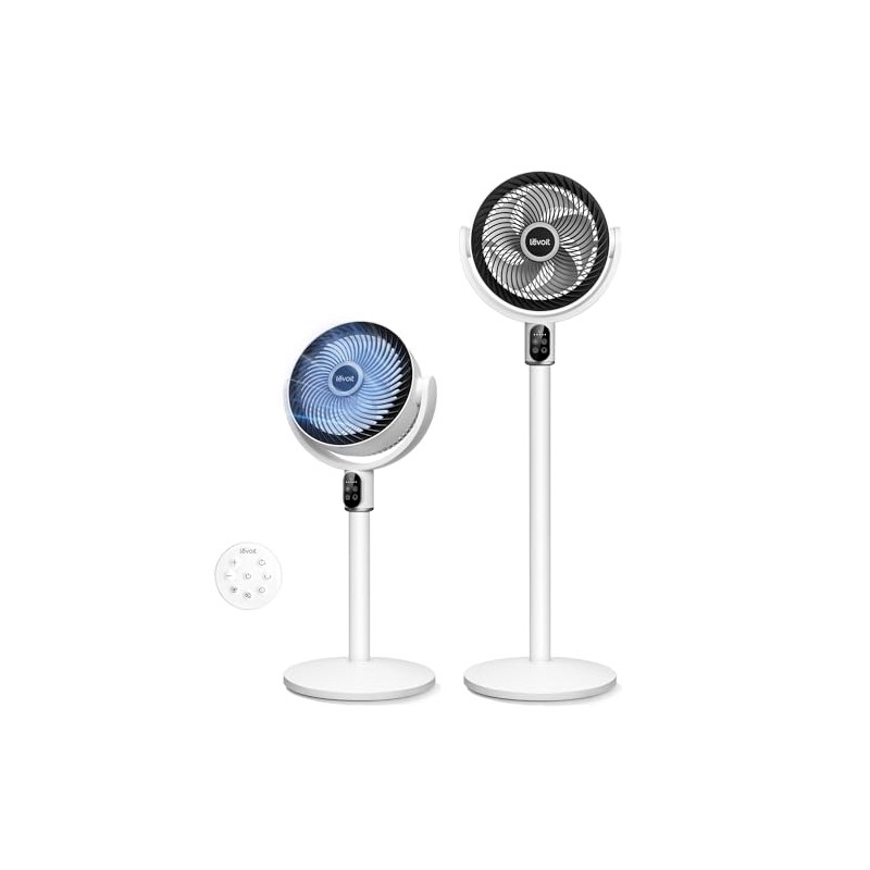 Levoit Floor Fan with DC Motor, 20 dB Quiet Fan,