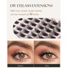 Onlyall Lash Clusters Eyelash Extensions Wispy Eyelash Clusters Cat Eye