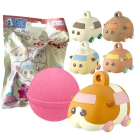 SHOBIDO Puipui Moruka Bath Salt Peach Flavor 5 Types, 1 Piece, 1g / SHOBIDO 쇼비도 뿌이뿌이 모루카 입욕제 복숭아향 5종, 1개, 1g
