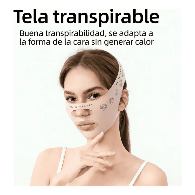 Banda Moldeadora Facial Anti Arrugas Papada Ultra Delgada